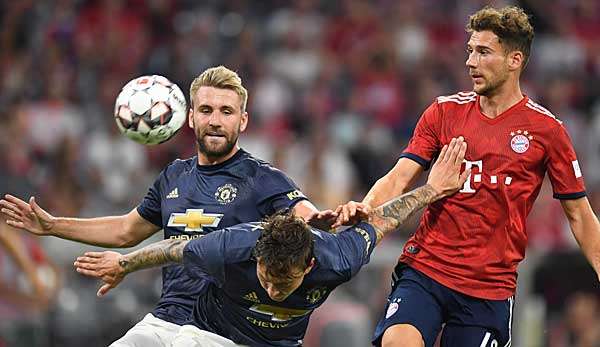 Leon Goretzka gab gegen Manchester United sein Debüt. 