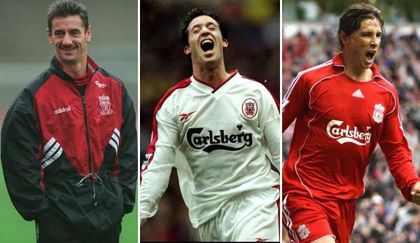 Drei Legenden der Liverpool-Historie: Ian Rush, Robbie Fowler und Fernando Torres. 