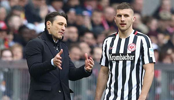 Starkes Duo bei der Eintracht: Der ehemalige Trainer Niko Kovac und Stürmer Ante Rebic.