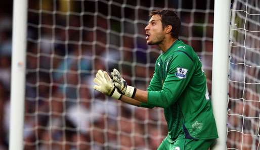 Der Italiener Carlo Cudicini kam 2008 vom FC Chelsea zu Tottenham Hotspur