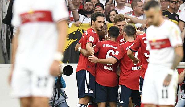Der FC Bayern hat sich mit 3:0 beim VfB Stuttgart durchgesetzt.