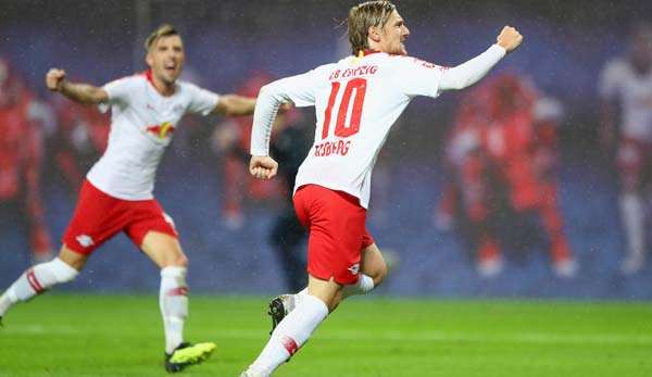 Emil Forsberg erzielte für Leipzig den entscheidenden Siegtreffer.