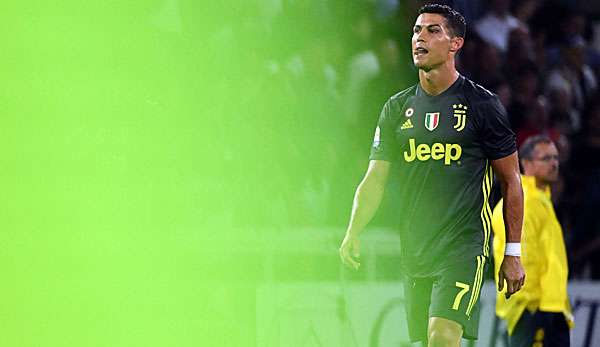 Cristiano Ronaldo wartet noch immer auf seinen ersten Treffer in der Serie A.