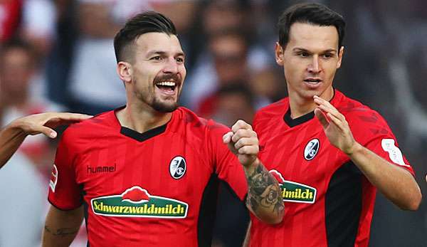 Jerome Gondorf traf bereits nach wenigen Sekunden zum 1:0 für den SC Freiburg.