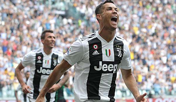 Cristiano Ronaldo traf am Wochenende in der Liga erstmals für Juventus Turin.