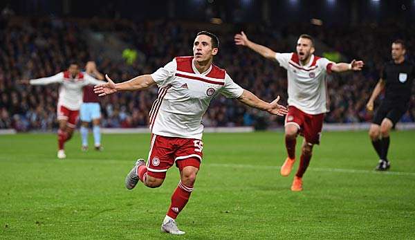 Olympiakos Piräus schaltete in der Qualifikation den FC Burnley aus. 