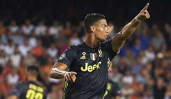 Cristiano Ronaldo trifft mit Juve auf Frosinone. 