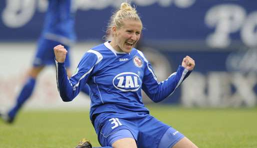 Nationalspielerin Anja Mittag traf in dieser Saison bereits elf Mal für Turbine Potsdam