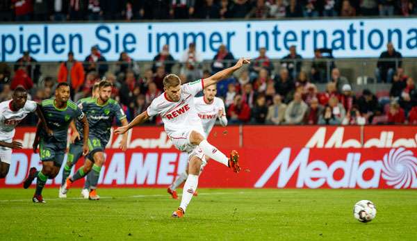 Erzielte einen Doppelpack: Simon Terodde vom 1. FC Köln