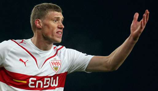 Pavel Pogrebnyak hat mit dem VfB Stuttgart als Gruppendritter noch Chancen aufs Achtelfinale