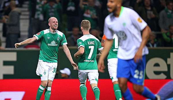 Davy Klaassen erzielte den Siegtreffer für Werder Bremen.