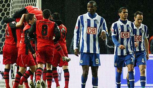 Frankfurt ist happy, Hertha am Boden