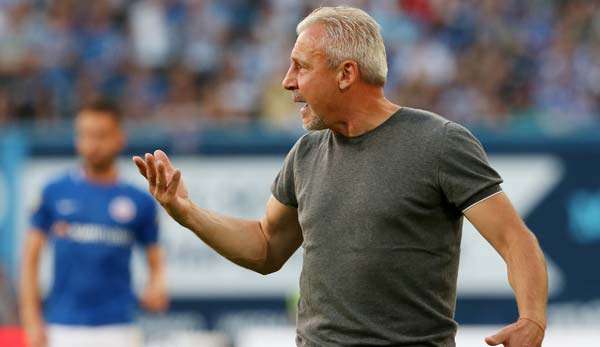 Pavel Dotchev steht bei Hansa Rostock unter Druck.