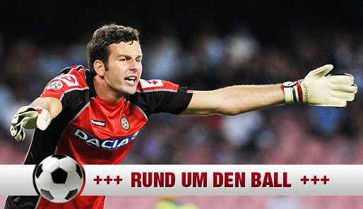 Einer für den FC Bayern? Samir Handanovic spielt sein 2004 in Italien, ist slowenischer Nationalkeeper