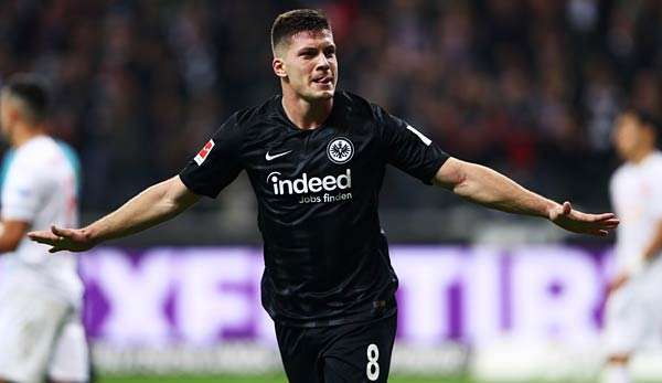 Luka Jovic gelingen fünf Tore.