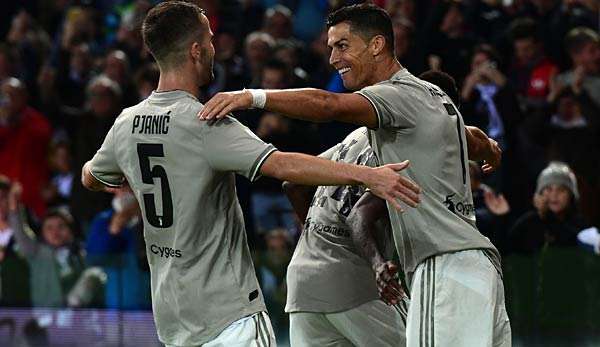 Juventus Turin steht an der Tabellenspitze.