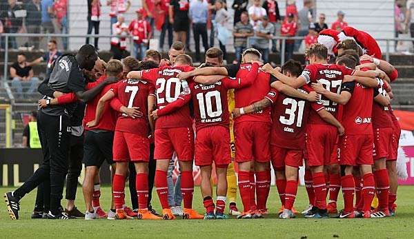 Die Kickers aus Würzburg sind zu Besuch bei Preußen Münster
