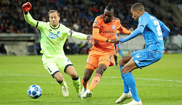 TSG Hoffenheim verlor die Partie gegen Lyon.