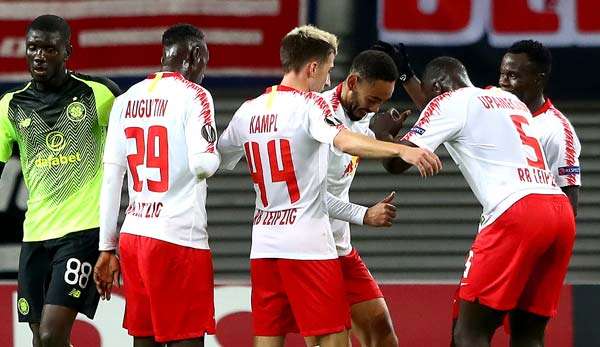 RB Leipzig hat in der Europa League überzeugend gegen Celtic Glasgow gewonnen.