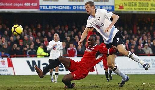 Brede Hangeland (r.) wechselte 2008 für 4,7 Millionen Euro von Kopenhagen zum FC Fulham