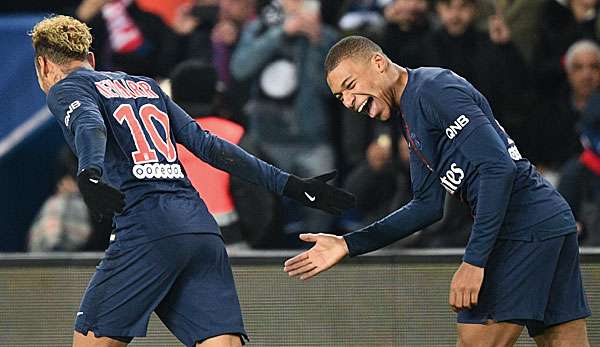 Neymar und Mbappe entschieden die Partie gegen Lille.