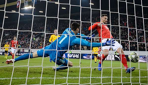 Die Schweiz hat Belgien nach einem 0:2-Rückstand geschlagen.