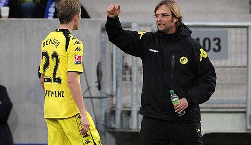 Sven Bender hat Jürgen Klopp (r.) von seinen Qualitäten überzeugt