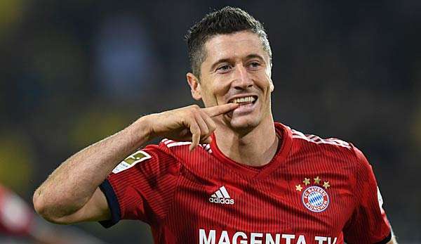 Robert Lewandowski ist gegen Fortuna Düsseldorf höchstwahrscheinlich mit dabei.