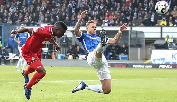 Köln hat am 14. Spieltag in Darmstadt gewonnen.