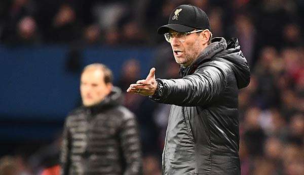 Jürgen Klopp musste mit den Reds eine 1:2-Niederlage gegen Thomas Tuchel einstecken.