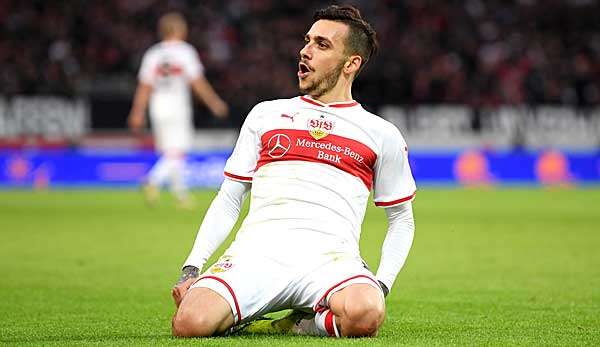 Anastasios Donis erzielte den Siegtreffer für den VfB Stuttgart im Duell mit dem FC Augsburg.