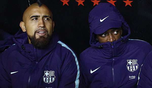 Arturo Vidal soll angeblich künftig ein Auge auf Sorgenkind Ousmane Dembele werfen.