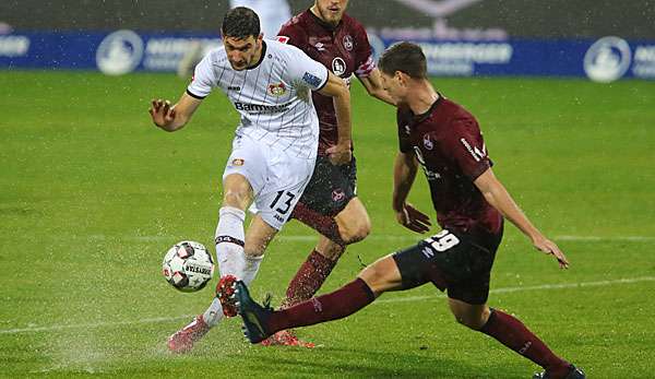 Leverkusen hat gegen Nürnberg ein zwischenzeitliches 1:0 verspielt.