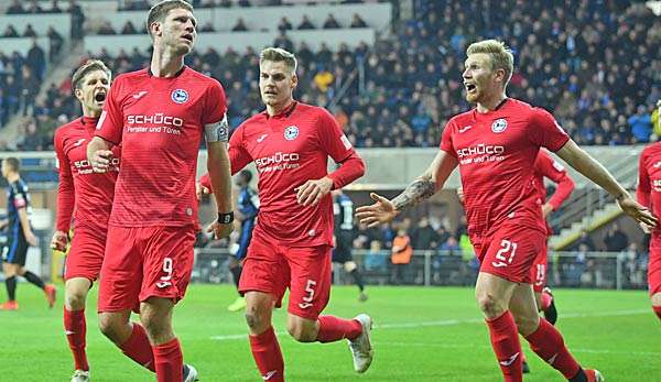 Arminia Bielefeld spielt heute gegen den SV Sandhausen. 