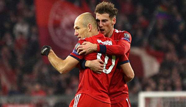 Arjen Robben erzielte gegen Benfica zwei Treffer.