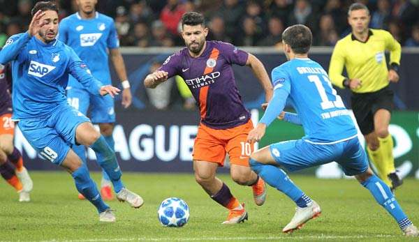 Die TSG Hoffenheim spielt heute bei Manchester City.