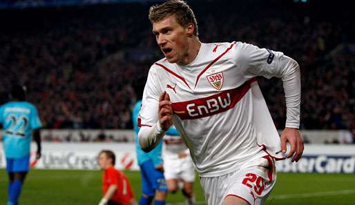 Pawel Pogrebnjak kam zu Saisonbeginn von Zenit St. Petersburg nach Stuttgart