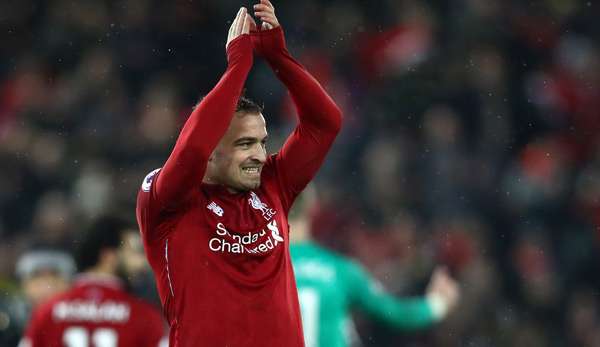 Xherdan Shaqiri wurde mit zwei Toren gegen Manchester United zum Matchwinner.