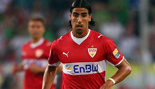 Stuttgarts Sami Khedira gab gegen den FC Unirea sein Comeback nach langer Verletzungspause
