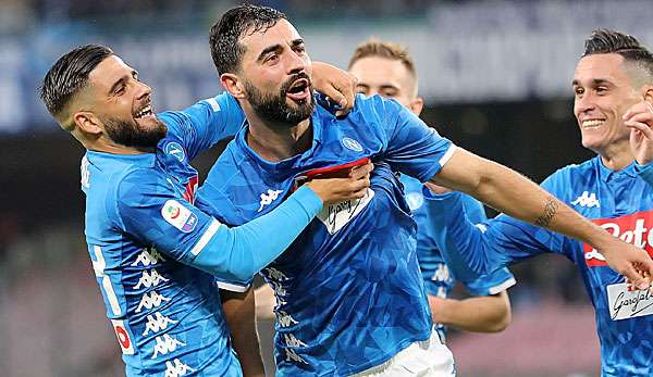 Raul Albiol köpfte Napoli kurz vor der Halbzeitpause zum Sieg.