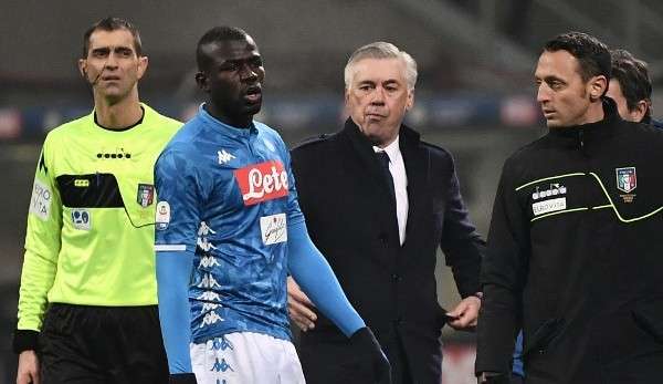 Kalidou Koulibaly wurde beim Topspiel der Serie A das Ziel von Beleidigungen.