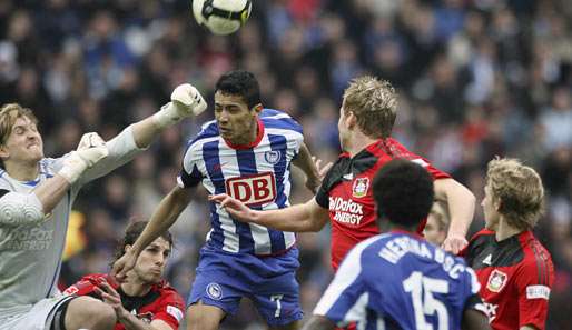 In der vergangenen Saison gewann die Hertha beide Spiele gegen Bayer Leverkusen