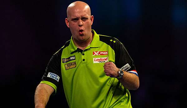 Michael van Gerwen steht im Halbfinale der Darts-WM.