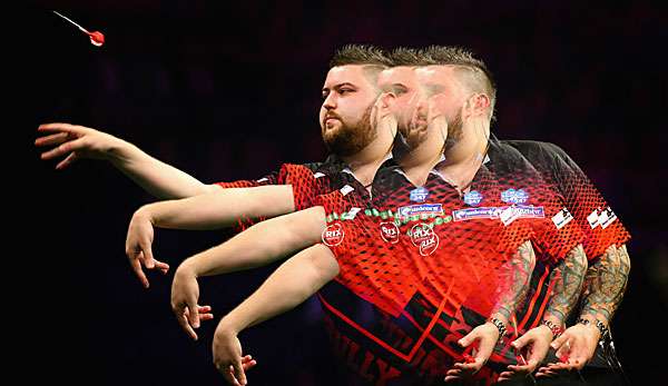 Michael Smith trifft im Finale der Darts-WM auf Michael van Gerwen.