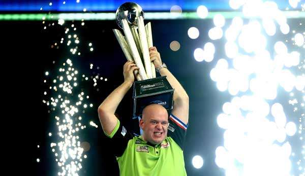 Krönte sich im Londoner Alexandra Palace gegen Michael Smith zum dritten Mal zum Darts-Weltmeister: "Mighty" Michael van Gerwen.