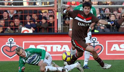 Greuther Fürth erkämpft sich in den letzten Minuten das Remis bei St. Pauli