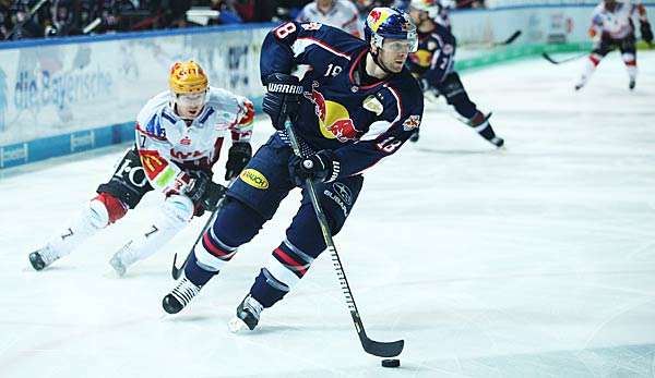 Der EHC München empängt im Hinspiel Red Bull Salzburg.