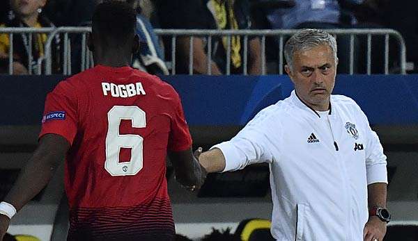 Paul Pogba und Joes Mourinho haben kein gutes Verhältnis zueinander gehabt. 