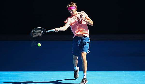 Alexander Zverev steigt heute in die erste Runde bei den Australian Open ein.
