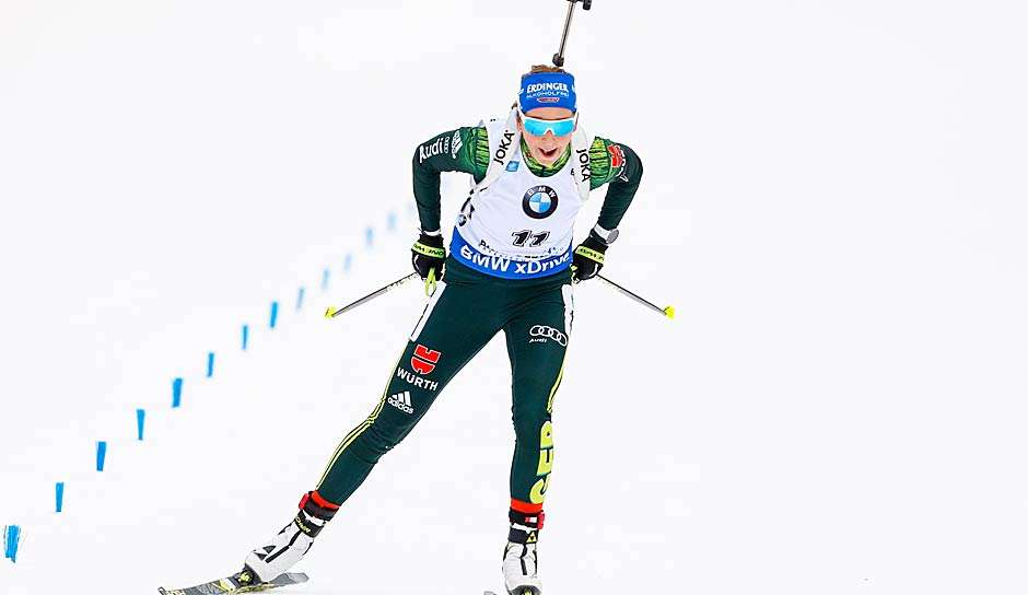 Nach ihrem Erfolg im Massenstart in Ruhpolding will Franziska Preuß auch in Antholz für Furore sorgen.